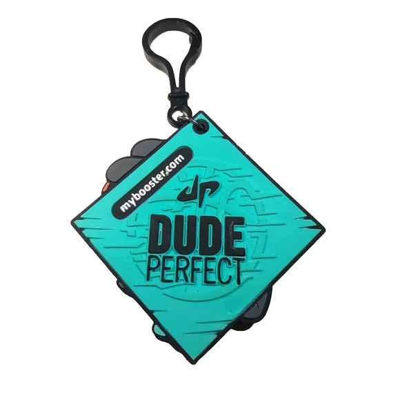 Basketball Panda Back Pack Buddy Dude Perfect Turquoise Black Rubber - Picture 3 of 4